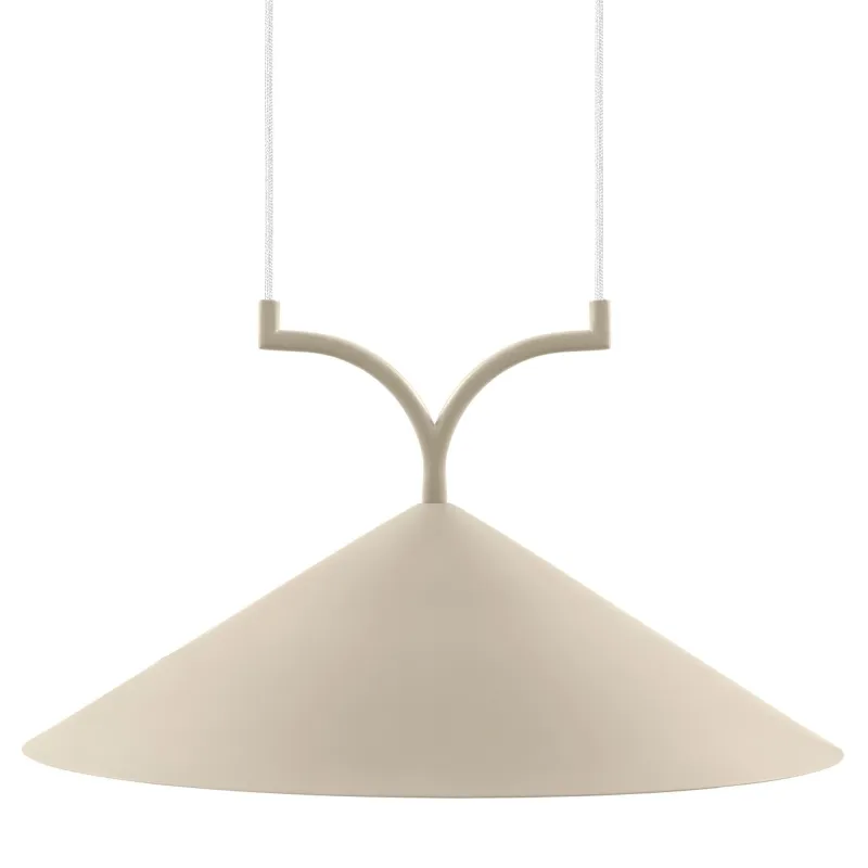 Globen lighting Curve pendel lampe 50 cm, beige