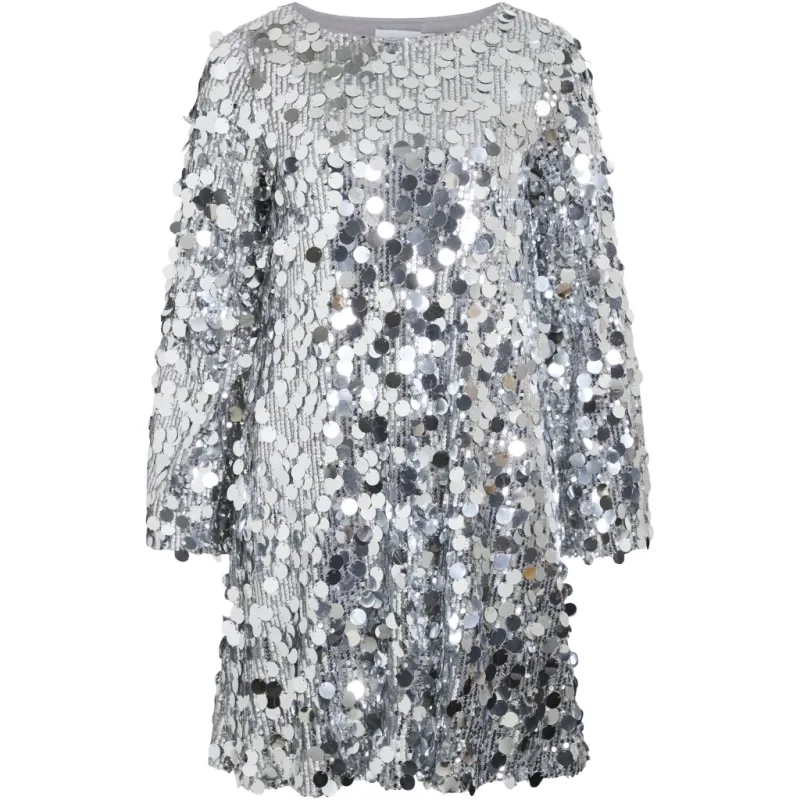 VILA Dame Kjole VICHAYA - Silver