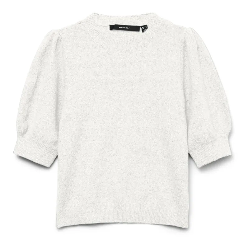 VERO MODA Dame Pullover VMDoffy - Snow White MELANGE