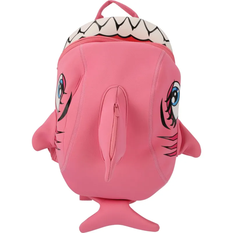Crazy Safety Shark, rygsæk, junior, pink