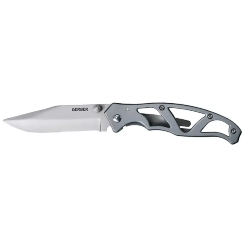 Gerber Paraframe II, lommekniv, sølv