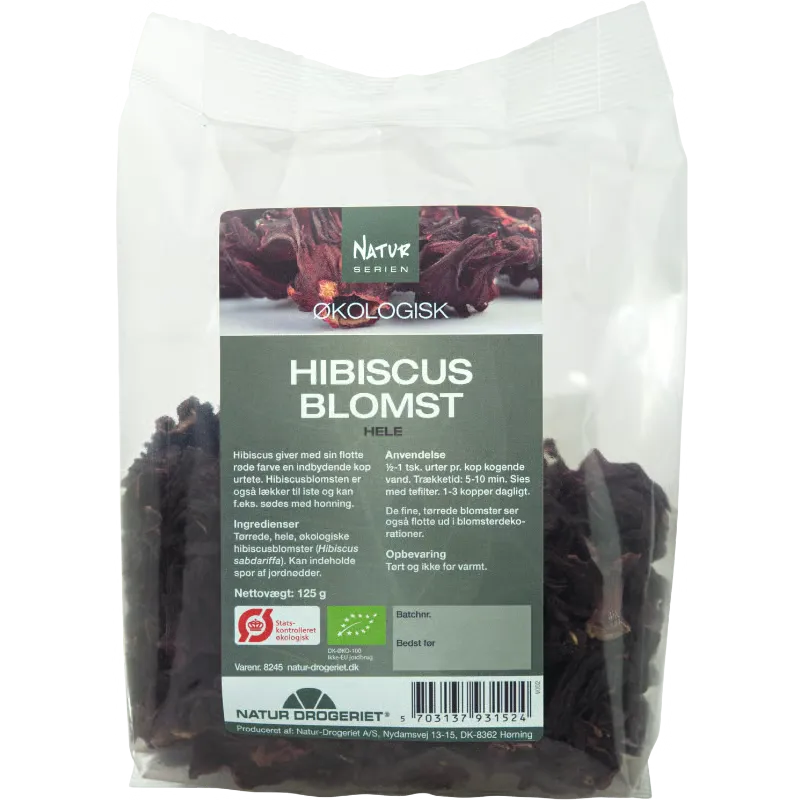 Natur Drogeriet Hibiskus Tørret Ø (125 g)
