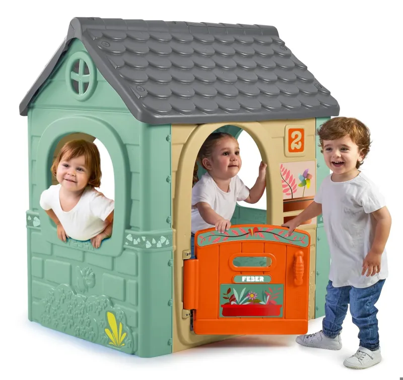 Feber - Recycled House legehus, 85x124x108cm