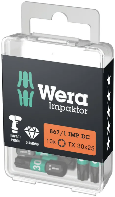 Slagbits 867/1 IMP DC Impaktor TX30, 10stk