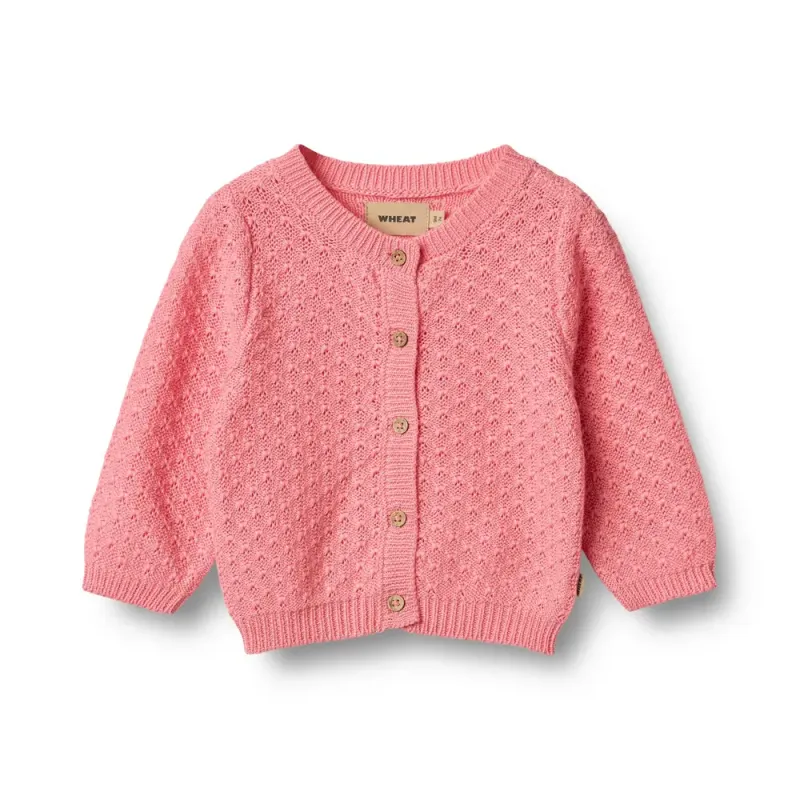 Wheat Cardigan Magnella - Flamingo Pink - 74