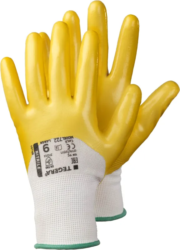 Tegera 3/4-dyp handske syntetisk nitril 722 Str. 10