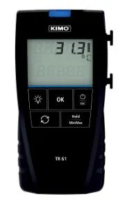 KIMO TR61  -  1 kanals præcisionstermometer til PT100 prober
