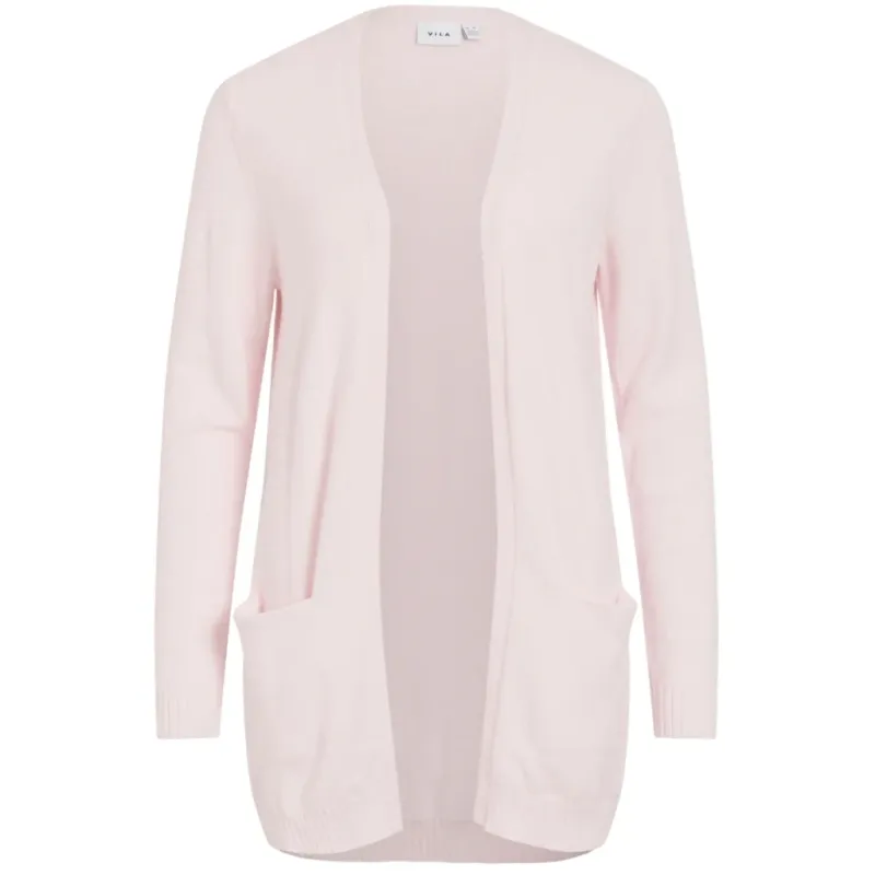VILA dame cardigan VIRIL - Cherry Blossom LIGHT MELANGE