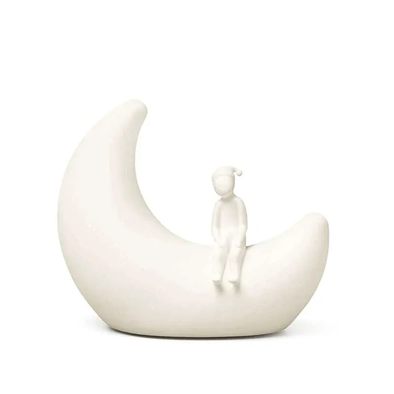 Cam Cam Copenhagen Natlampe - Måne/Off White