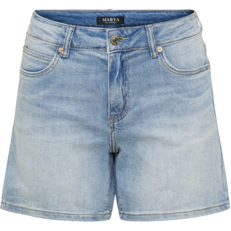 Marta du Chateau dame shorts MdcRosia MDC256-S9337 - Denim