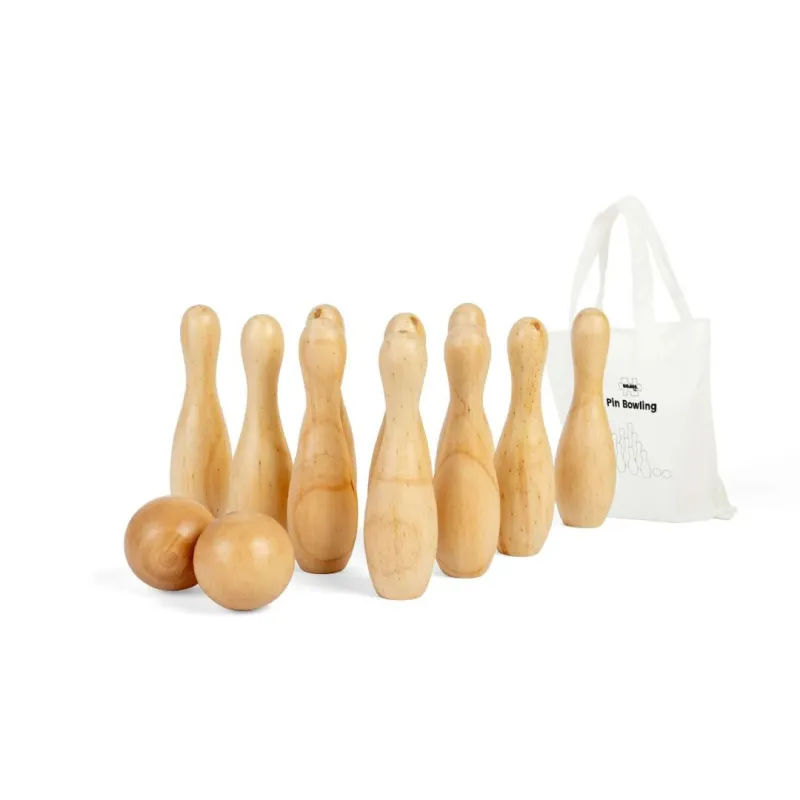 Bowling sæt i træ