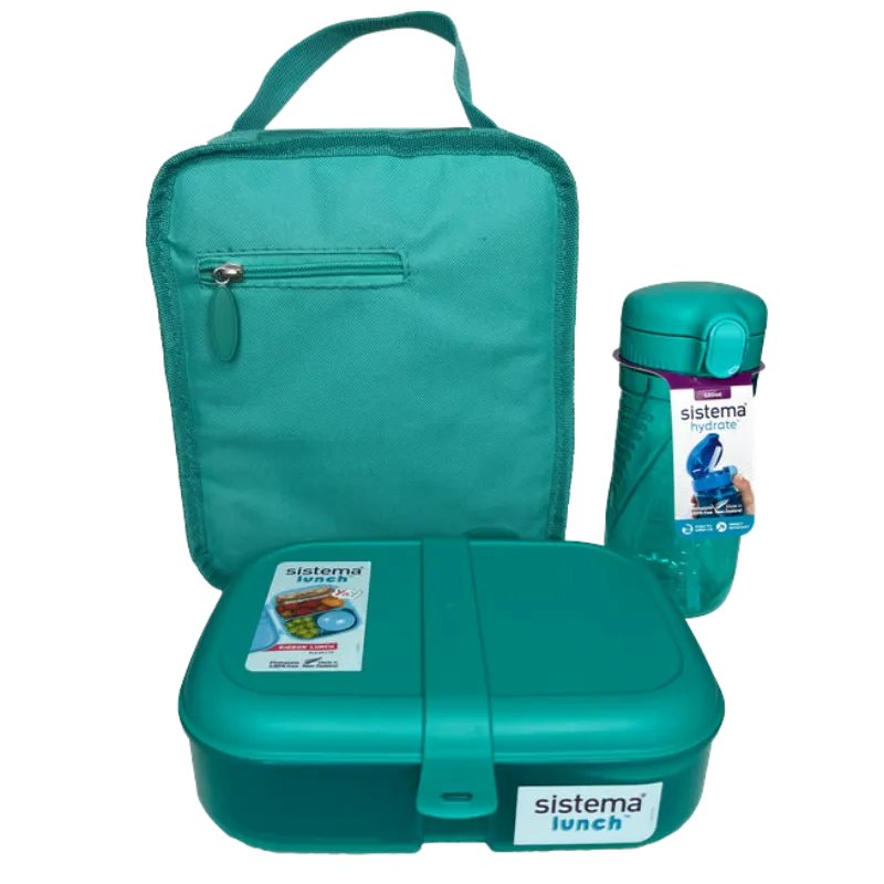 Sistema Lunchtime 3-Pack Green (1 sæt)