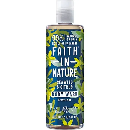 Showergel alge ekstrakt faith in nature - 400 ml.