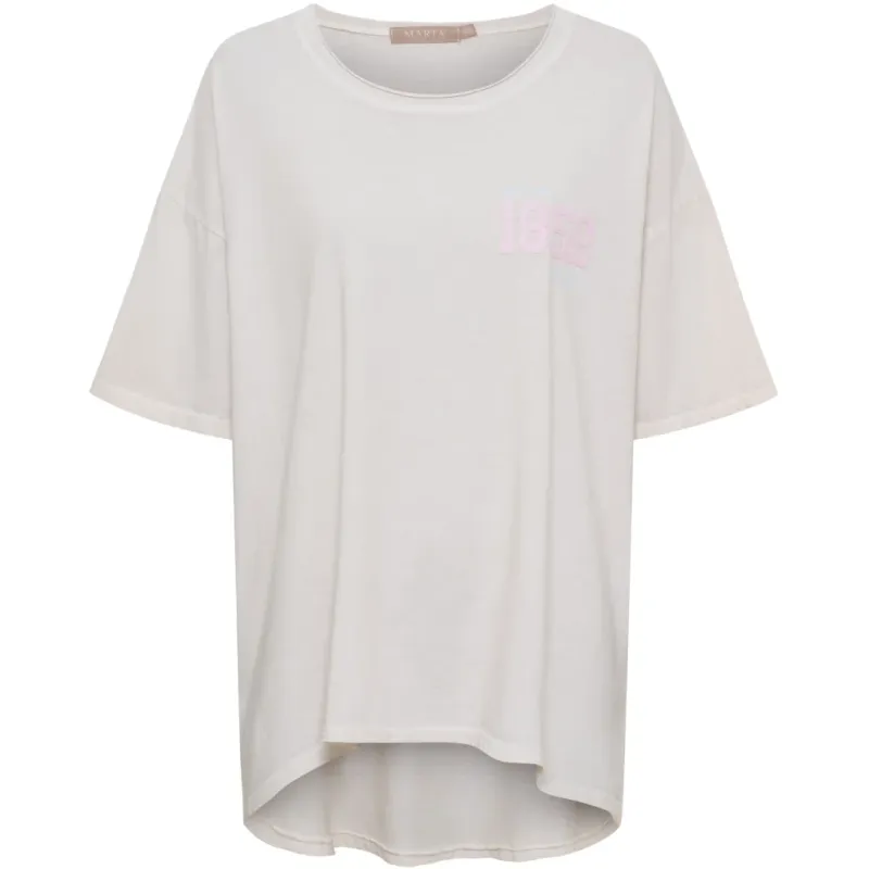 Marta du Chateau dame T-Shirt MdcRaniella 69981 - Beige