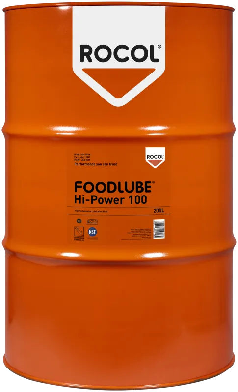 Foodlube Hi-Power 100 fuldsynt. hydraulikolie 200l