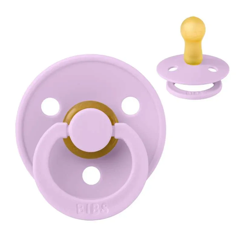 BIBS Rund Colour Sut - Str. 2 - Naturgummi - Violet Sky