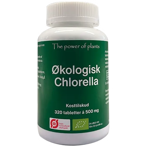 The Power of Plants Økologisk Chlorella (320 tabletter)