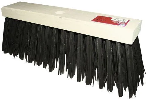 Gadekost stiv nylon brun 2717-H