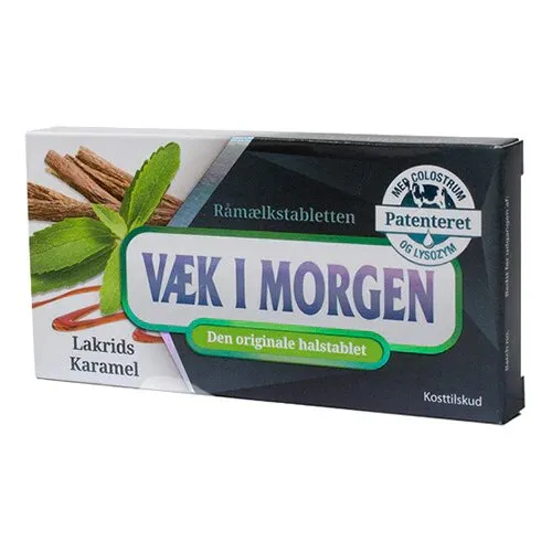 Væk i Morgen Lakrids/Karamel - 20 tabletter