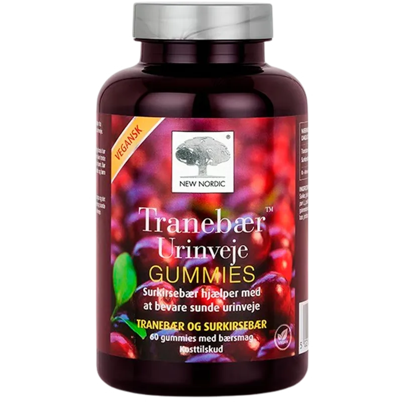 New Nordic Tranebær Urinveje Gummies (60 stk)