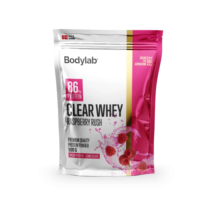 BodyLab Clear Whey Rasberry Rush Proteinpulver (500g)