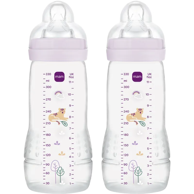 MAM Easy Active Sutteflaske Pink 330 ml (2 stk)