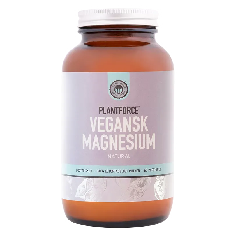 Plantforce Vegansk Magnesium Natural (150 g)