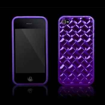 MORE Ultra Clear Polymer Jelly Case inkl skærmbeskyttelse. Lilla