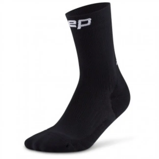 CEP Core Run Socks Mid Cut 5.0, løbestrømper, dame, sort