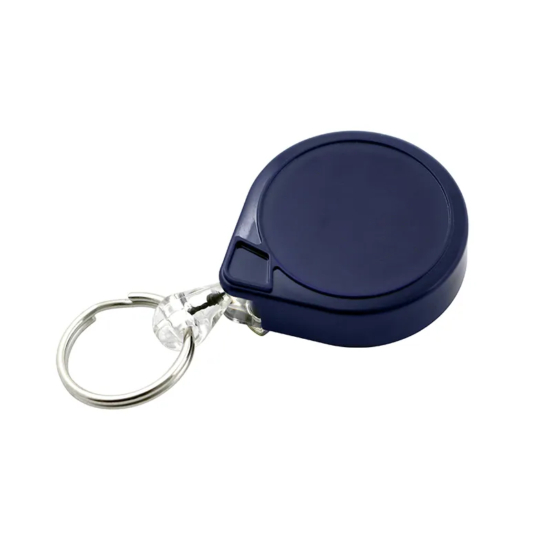 KEY-BAK nøglering Mini-Bak BLÅ med clips