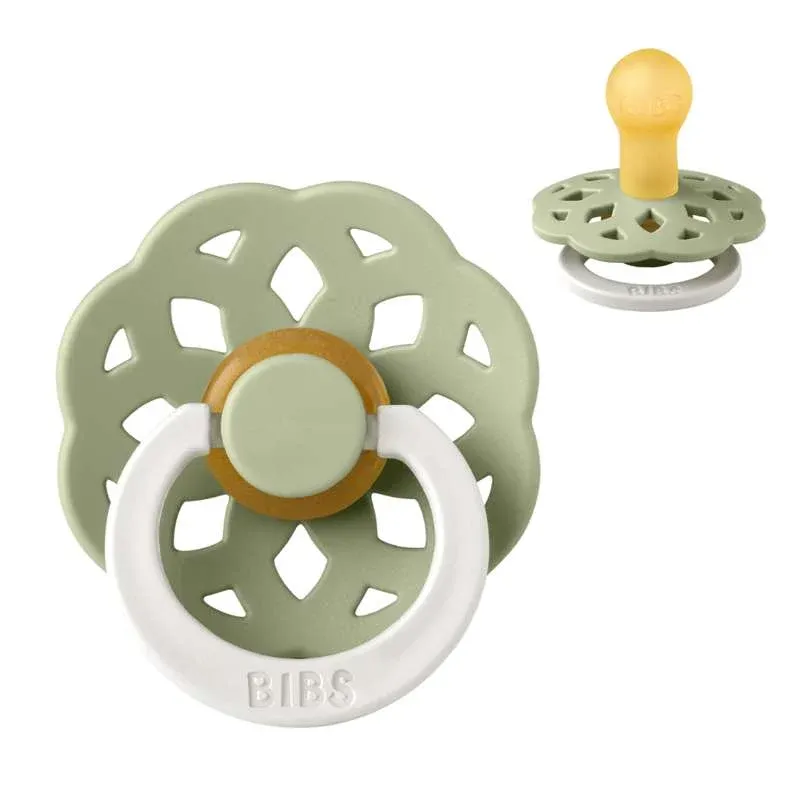 BIBS Rund Boheme Sut - Str. 1 - Naturgummi - GLOW - Sage