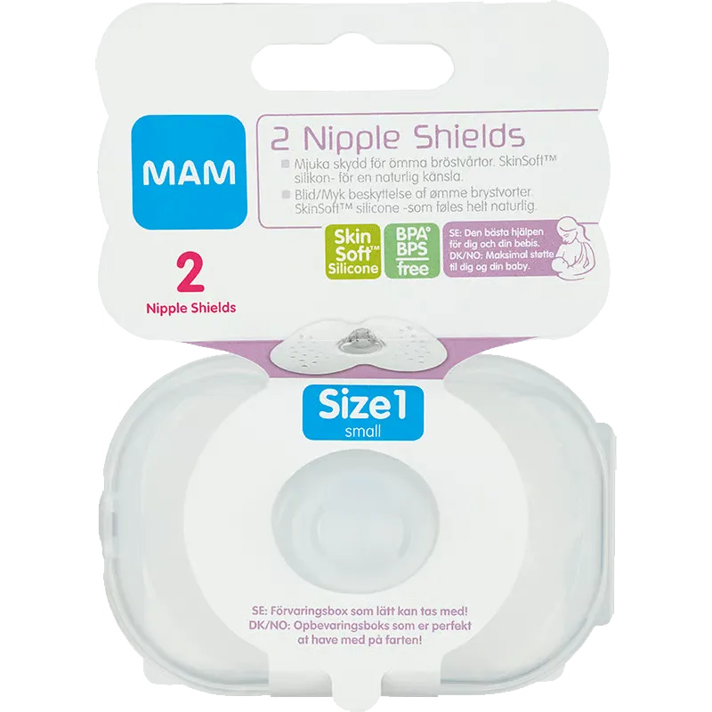 MAM Nipple Shield Size Small (2 stk)