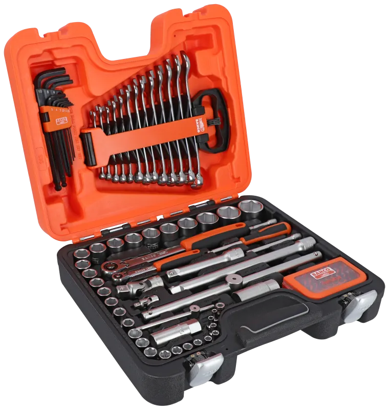 Topnøglesæt S95 1/4"-1/2", 96 dele