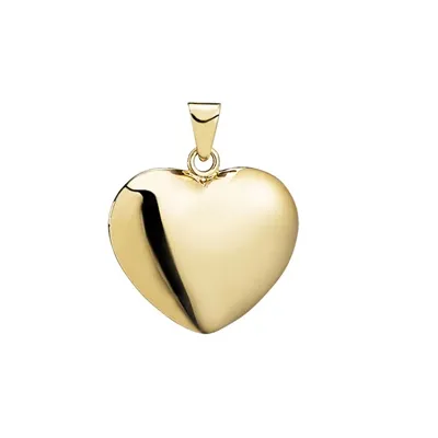 Guld Hjerte 14 kt. - 14 x 17 mm