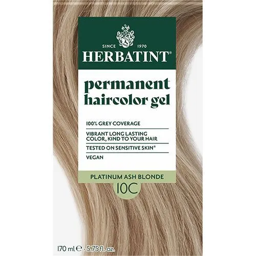Herbatint 10C hårfarve Platinum Ash Blonde - 170 ml.