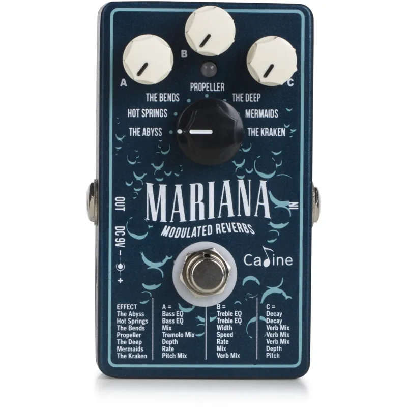 Caline CP-507 Mariana Reverbs guitar-effekt-pedal
