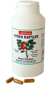 Lekaform Hybenkapsler (250 kaps)