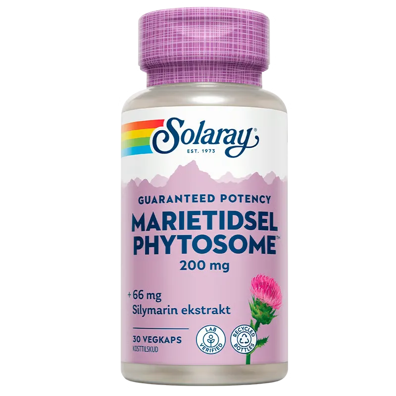 Solaray Marietidsel Phytosome (30 kap)