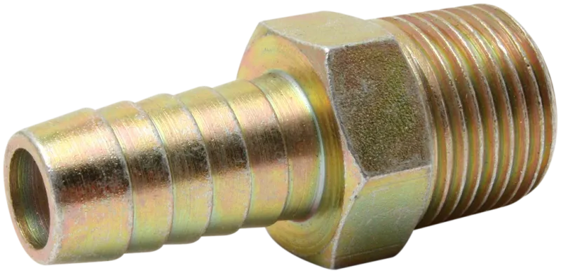 Slangestuds 1/2" udv. gevind × 1/2" 12 mm