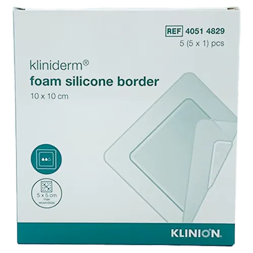 Kliniderm Foam Silikone Lite 10x10 cm (5 stk)