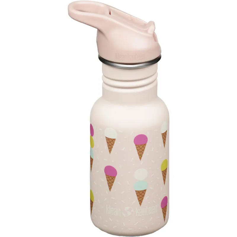 Klean kanteen Kid Classic Narrow Flip Vandflaske 355 ml, Ice Cream