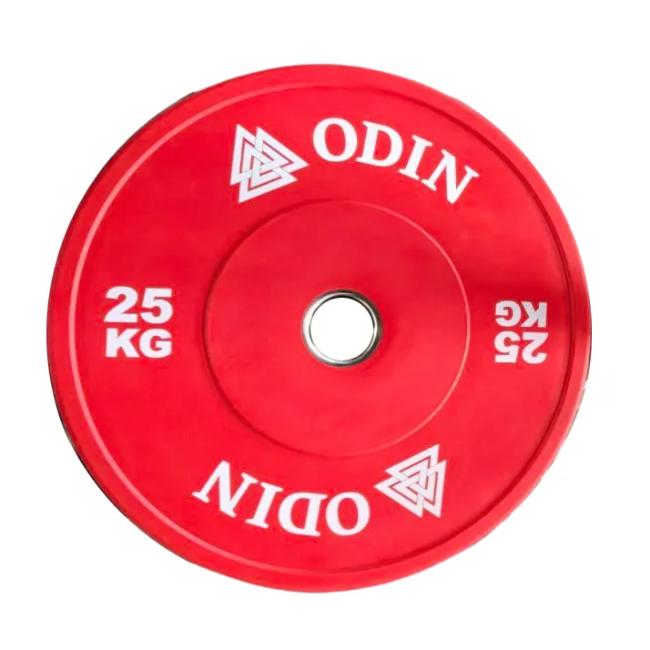 Odin Olympic Farvet Bumper Vægtskive 25kg (1 stk)
