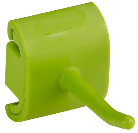 Vikan, Hygiejnisk Vægophæng, Enkeltkrogs Modul, 41 mm, Lime