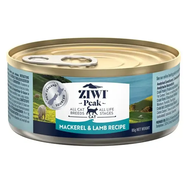 ZiwiPeak kat dåsemad, mackarel & Lamb, 85g