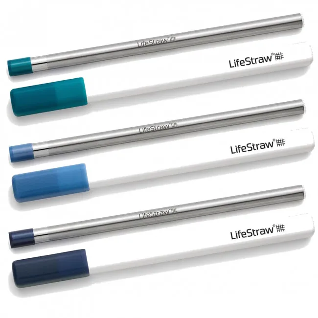 LifeStraw SIP 3pk with 3 Cases, Mørkeblå/Blå/Grøn