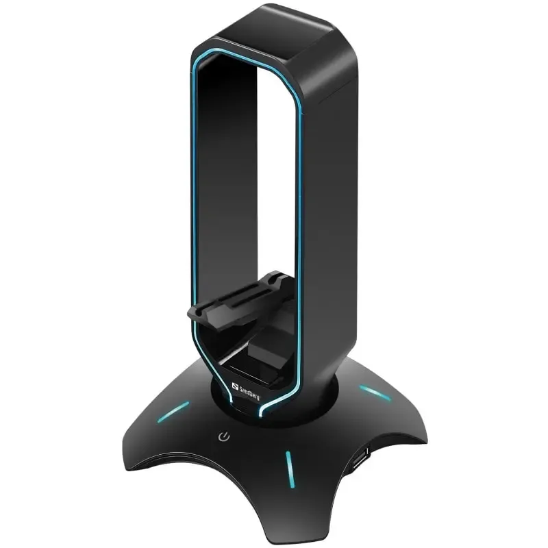 Sandberg 3i1 Headset stand med USB 3.0 Hub samt Bungee funktion.