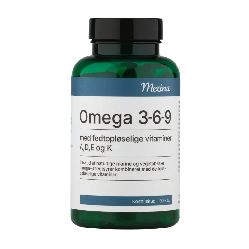 Mezina Omega 3-6-9 M. Vitamin A+D+E+K (90 kaps)