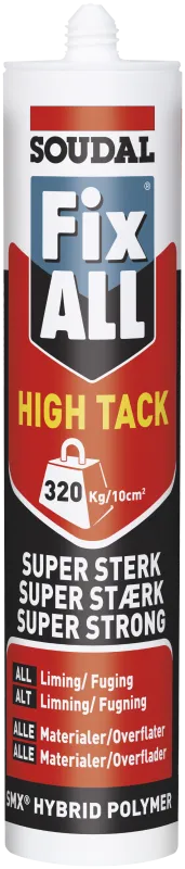 FixAll HighTack fuge-/klæbemasse 290ml hvid