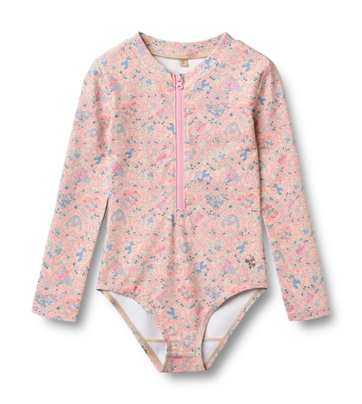Margot Badedragt - Pink Heart Flowers - 122