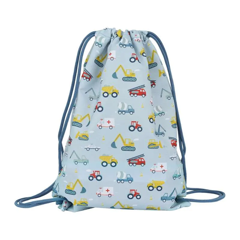 A Little Lovely Company Gymnastiktaske - Vehicles